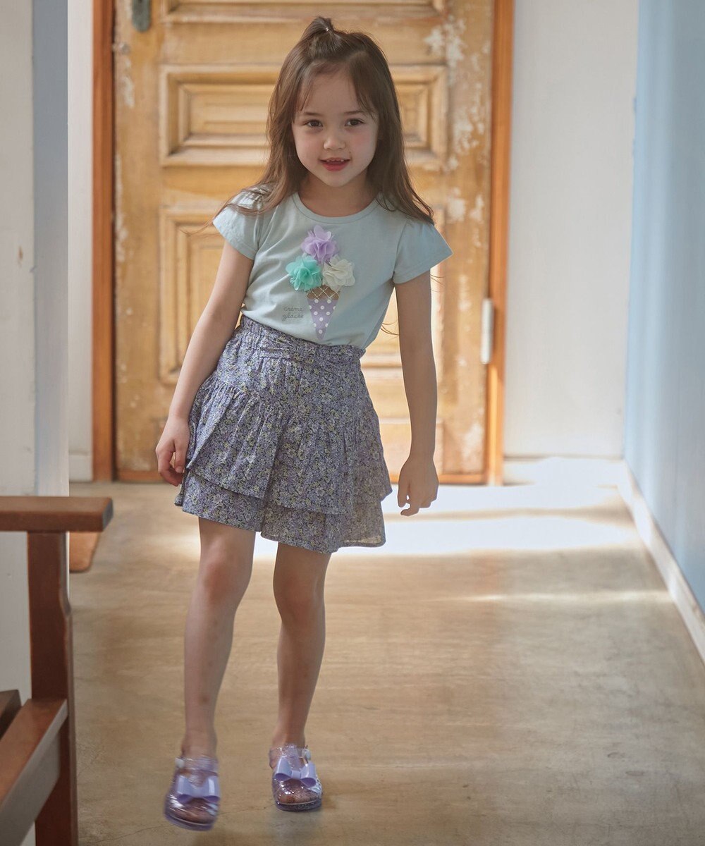 ANY KIDS 柄キュロット 