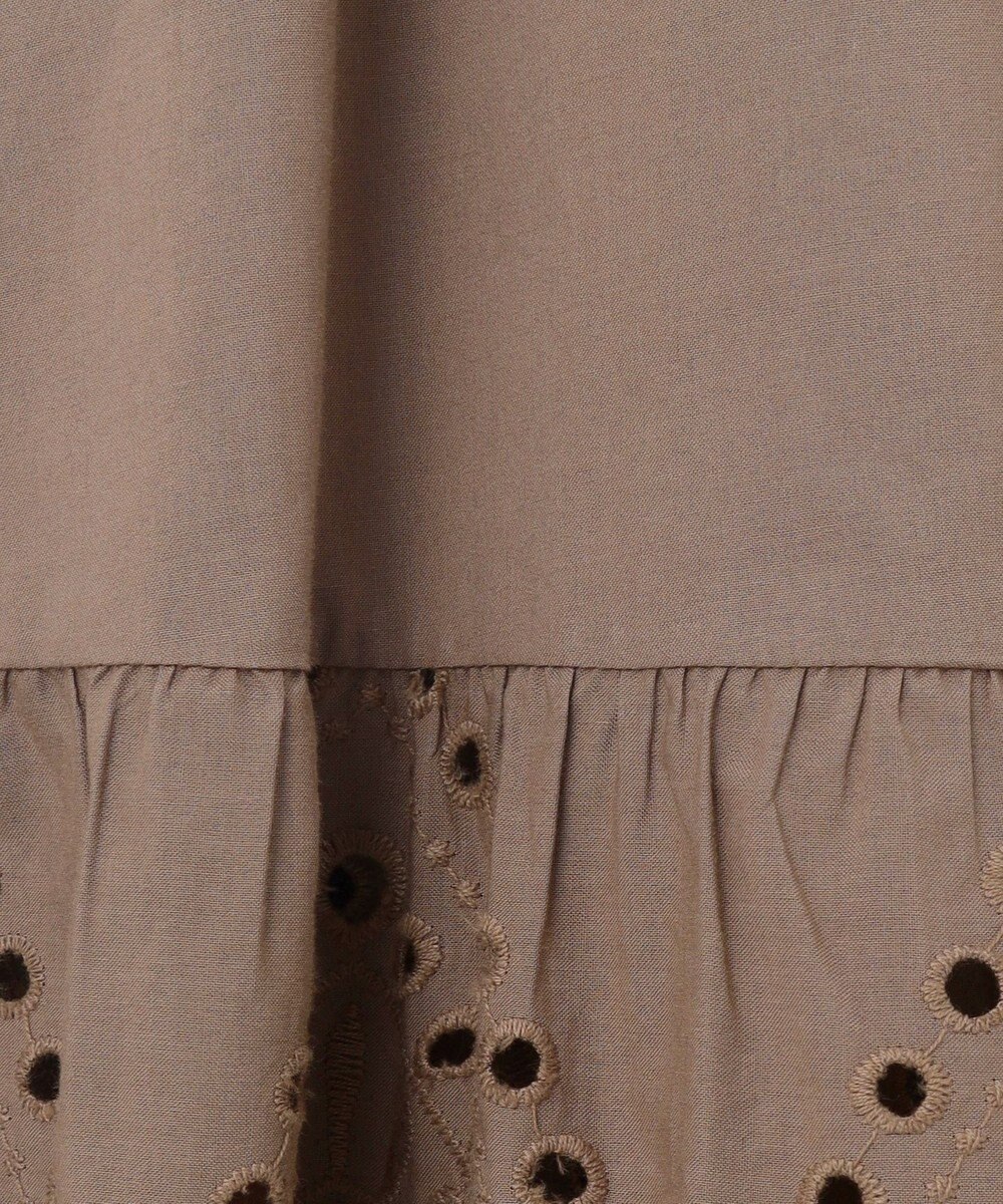 Feroux 刺繍入りシャツ ワンピース 