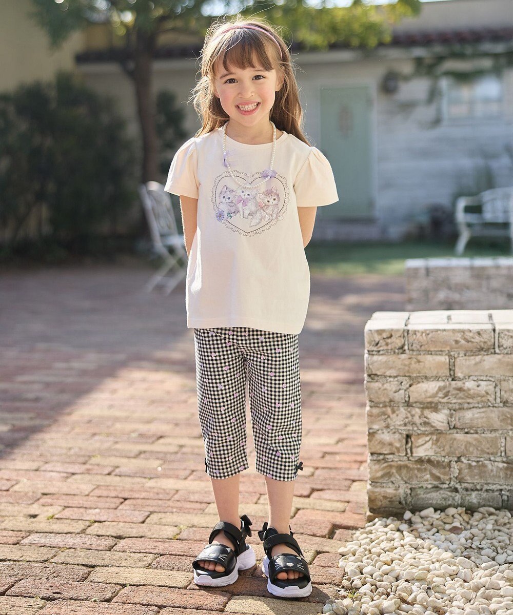 ANY KIDS ネックレス付き ネコTシャツ 