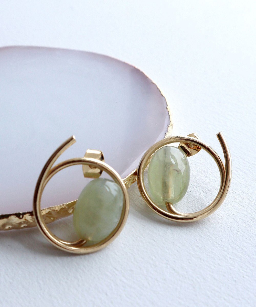 Tiaclasse カラーアクリル＋フープピアス 