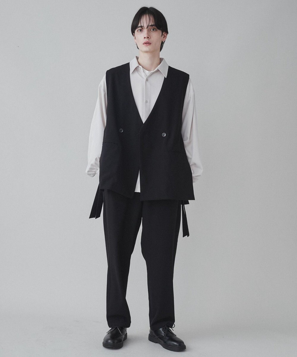 WEGO 【ユニセックス着用ITEM】TRノーカラーベスト 