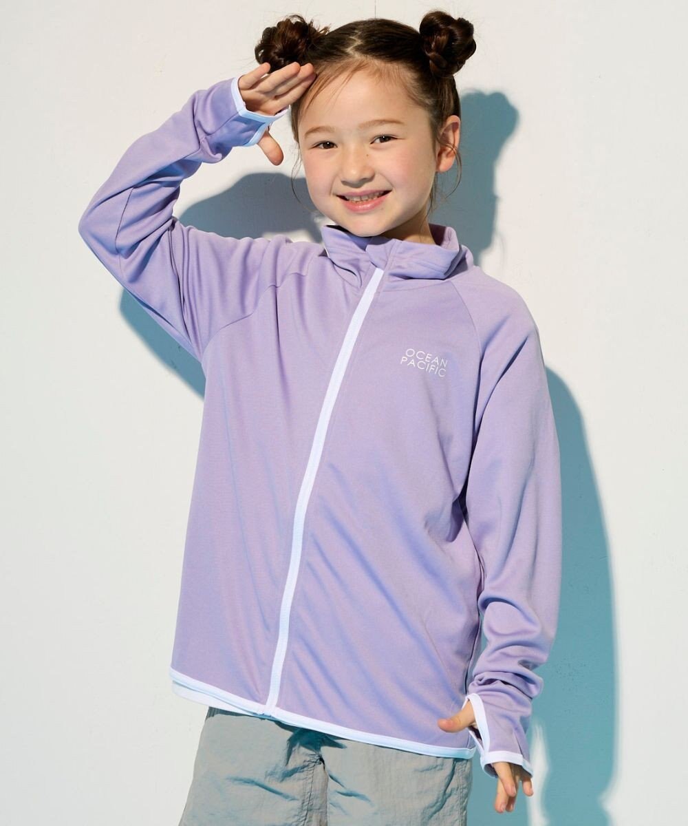 OP／FILA 【Ocean Pacific】フルジップ OPロゴラッシュガード 