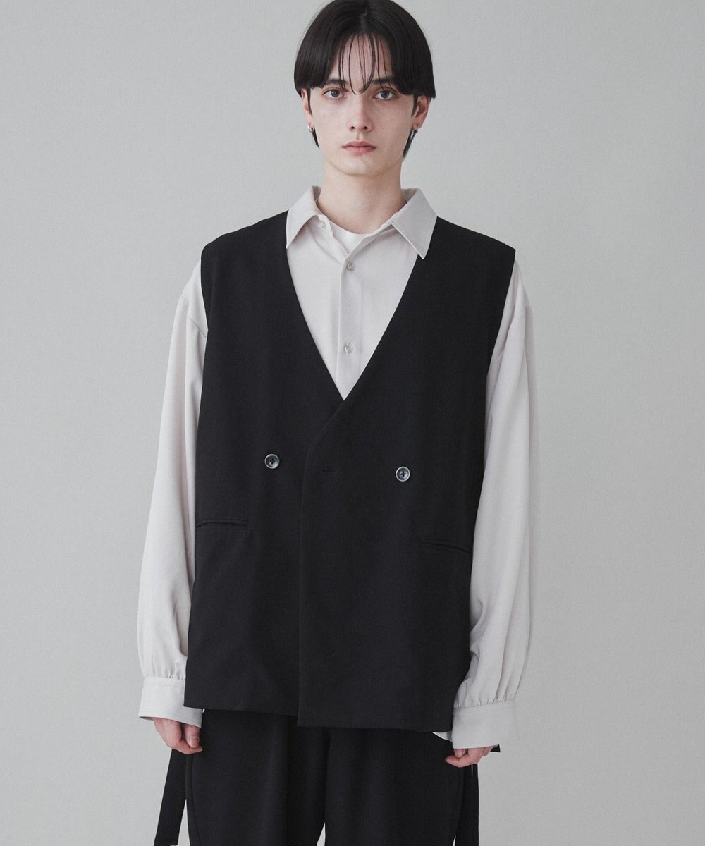 WEGO 【ユニセックス着用ITEM】TRノーカラーベスト 