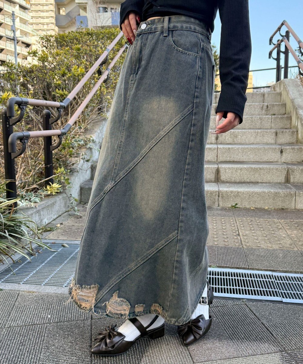 WEGO ダブルリボンポインテッドシューズ 