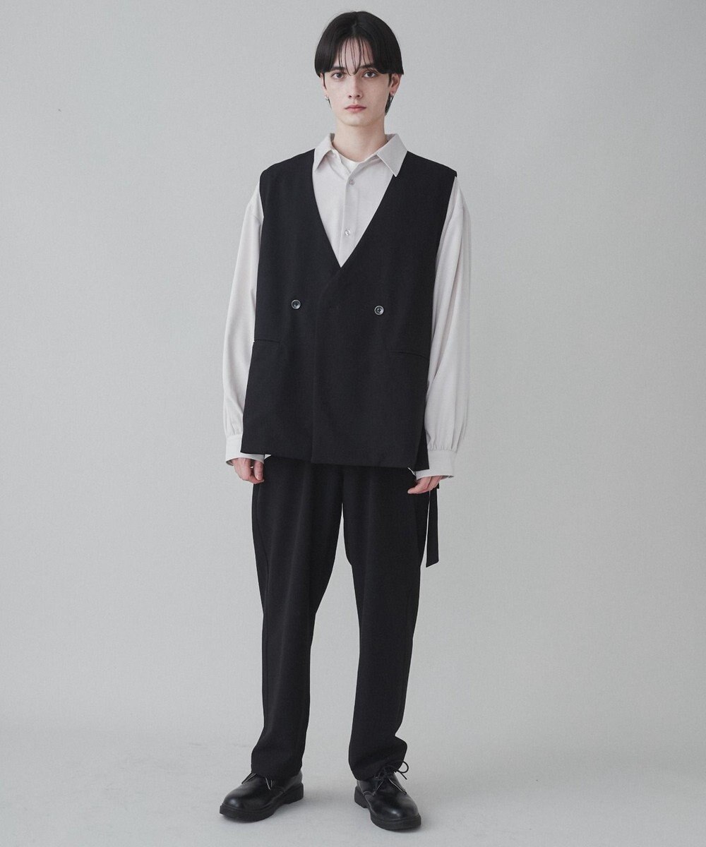 WEGO 【ユニセックス着用ITEM】TRノーカラーベスト 