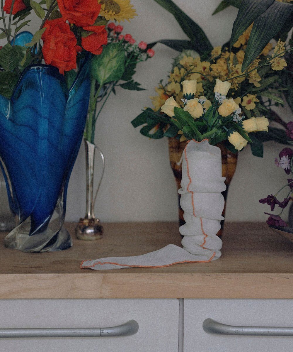 TRICOTE メローフロックメッシュソックス 