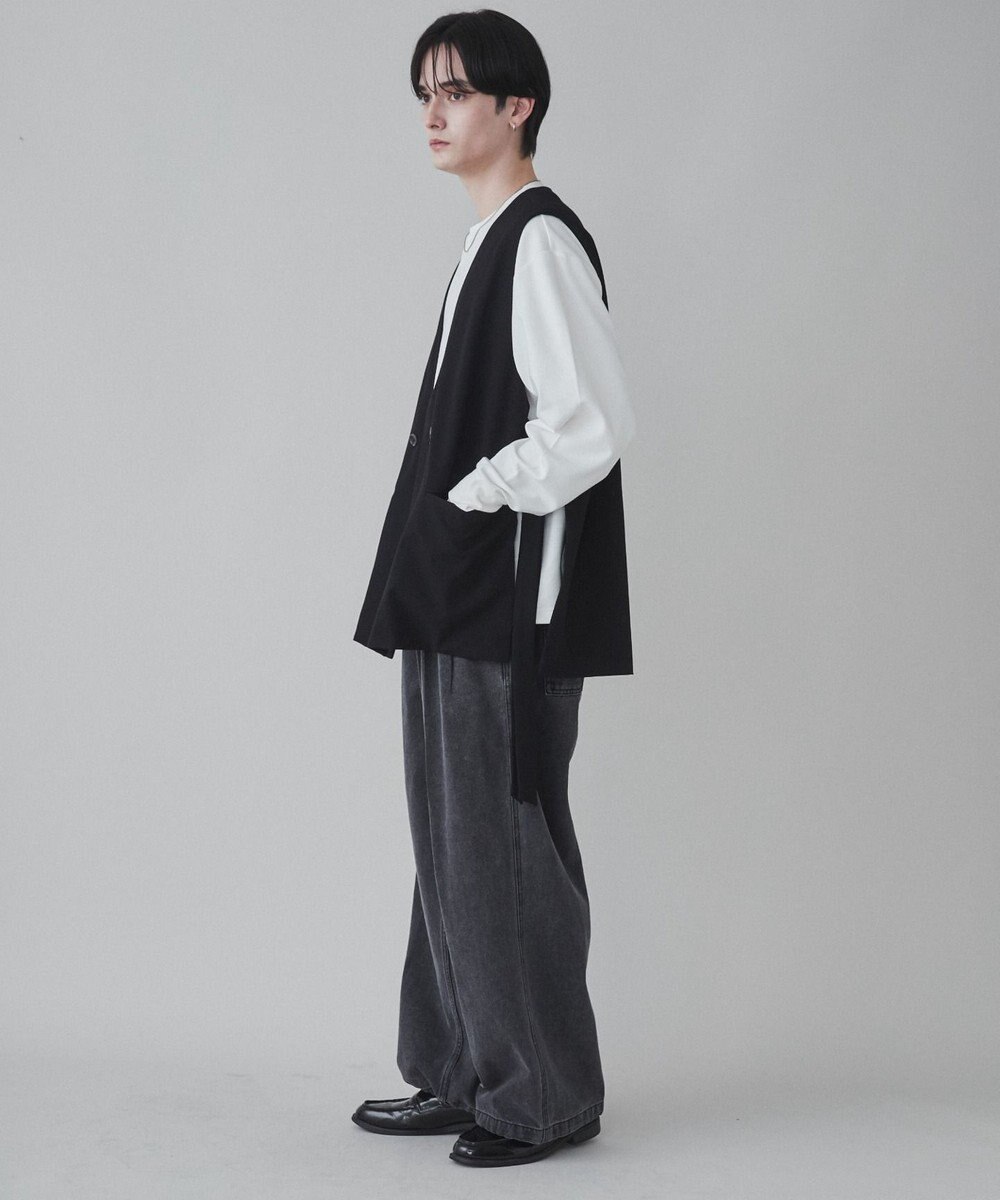 WEGO 【ユニセックス着用ITEM】TRノーカラーベスト 