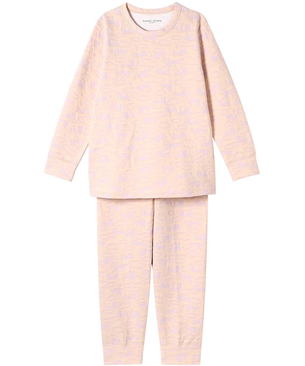 tsumori chisato SLEEP ツモリチサト パジャマ 長袖 長ズボン 綿混(本体) あったか レディース UDW455 /ワコール 