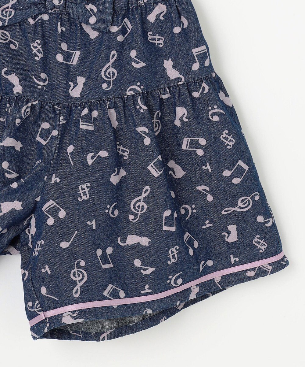 ANY KIDS 音符総柄キュロット 
