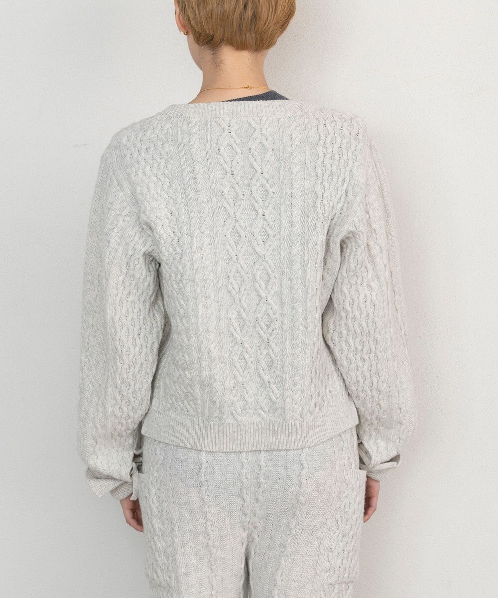 TRICOTE ケーブルニットトップス 