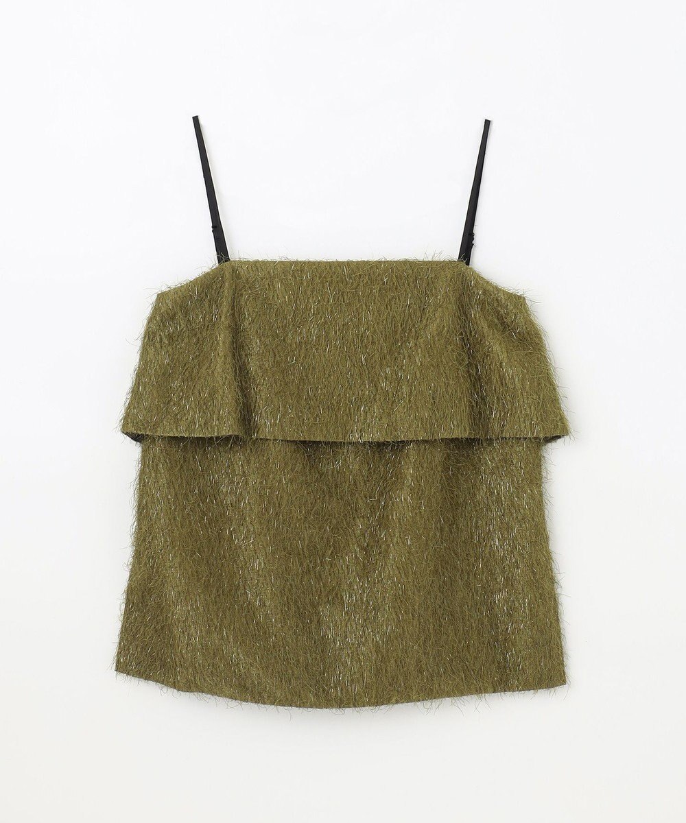 GRACE CONTINENTAL フリンジジャガードノースリーブ トップ 