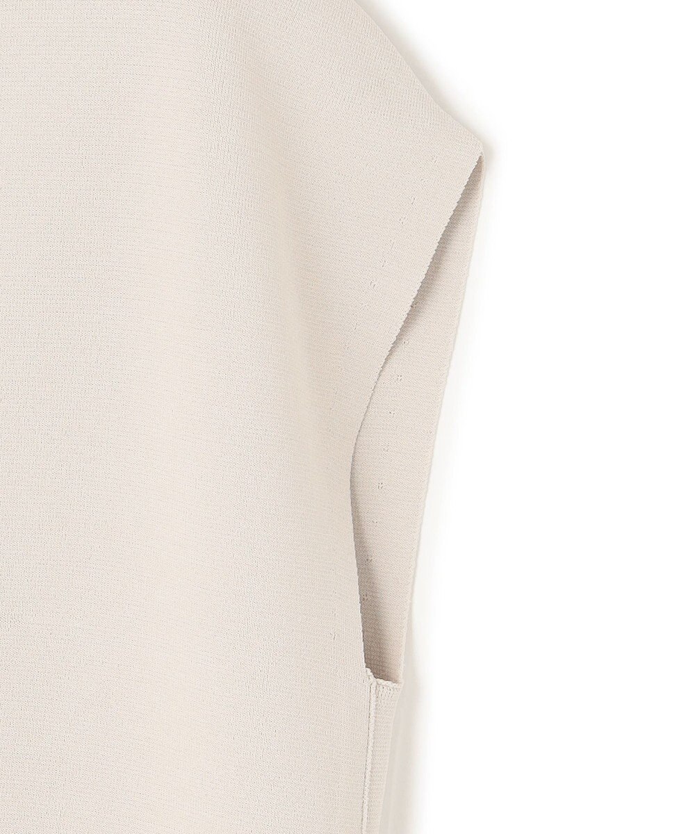 ICB 【洗える】ハイゲージスムース スリーブレスプルオーバー 