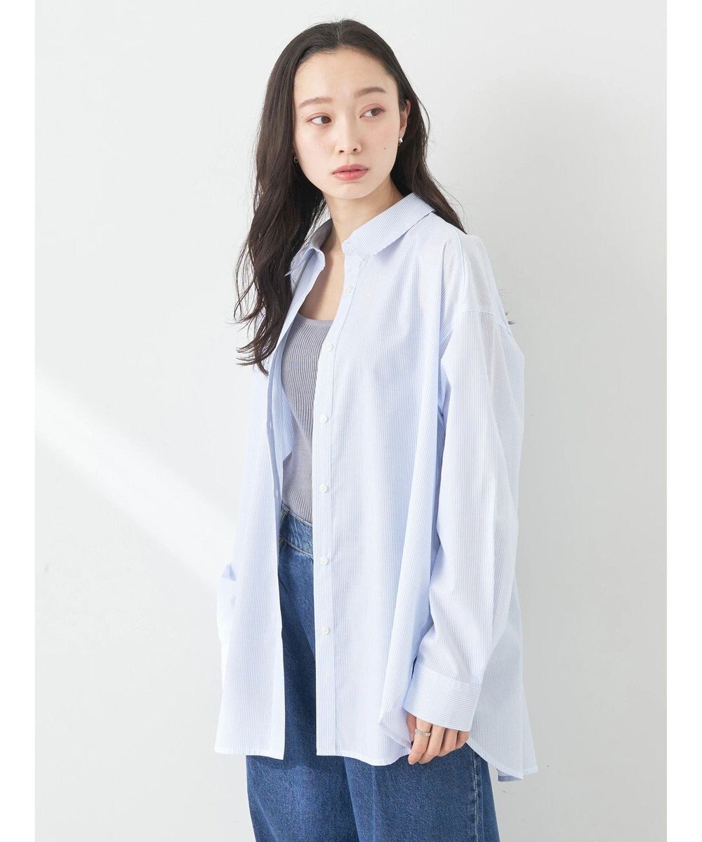 earth music&ecology ＴＲキュプラレギュラーシャツ 