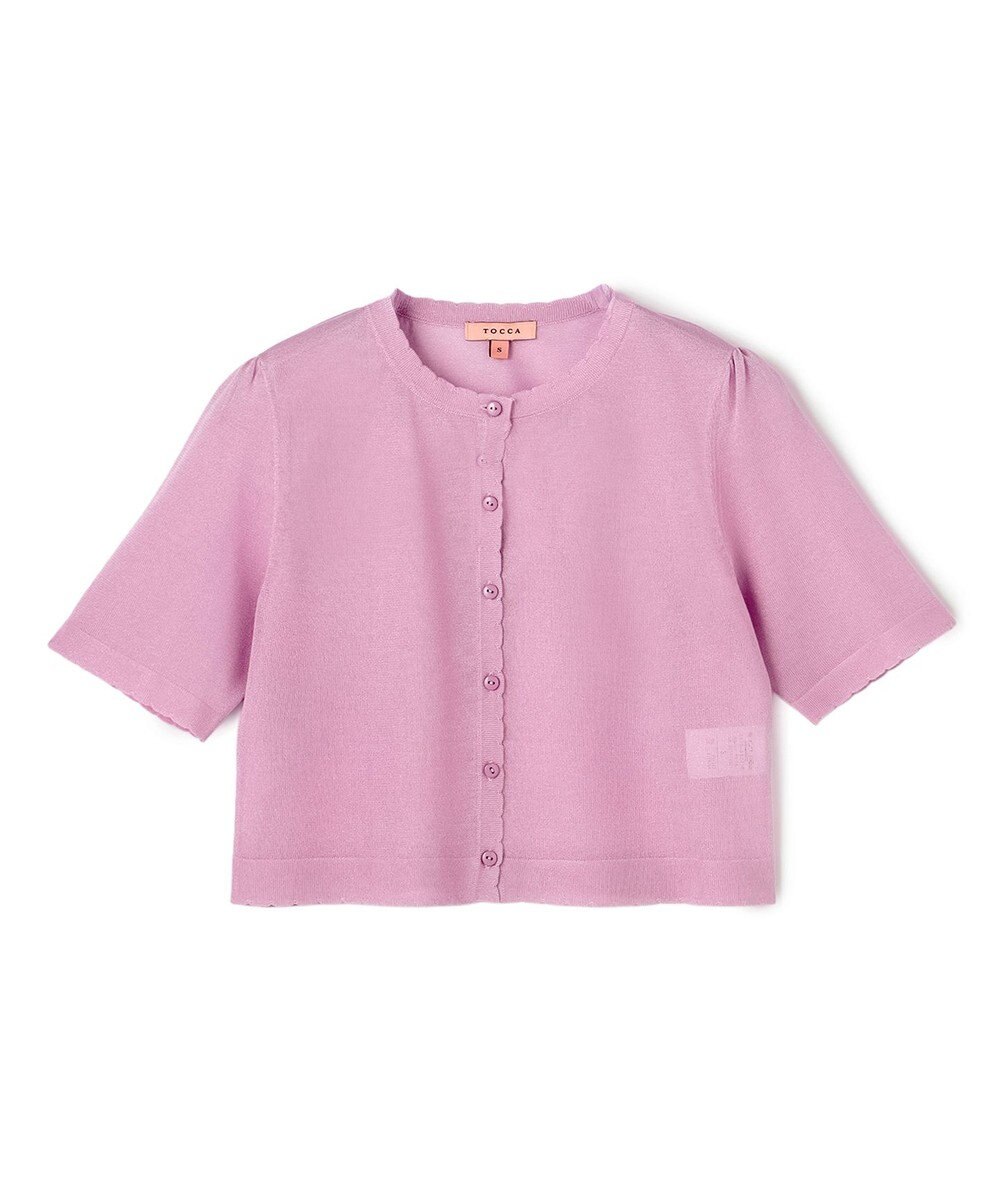 TOCCA 【星風まどかさん着用】SHEER JEWEL KNIT シアーニットカーディガン 