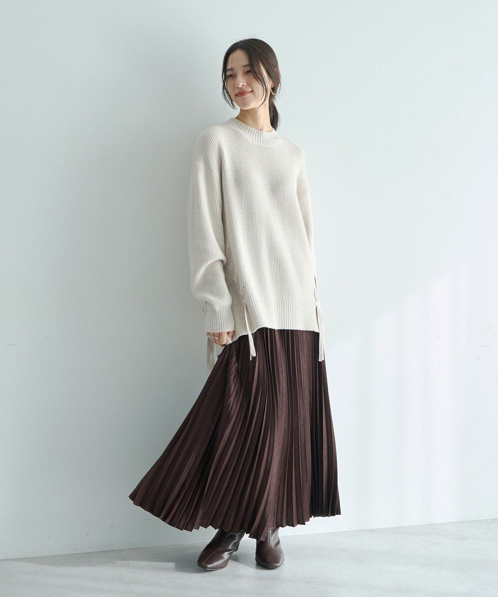 YECCA VECCA レースアップニット 