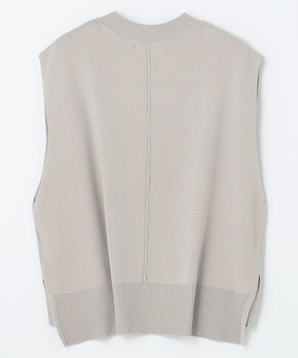 ANY 【洗濯機可】スリットニットベスト 