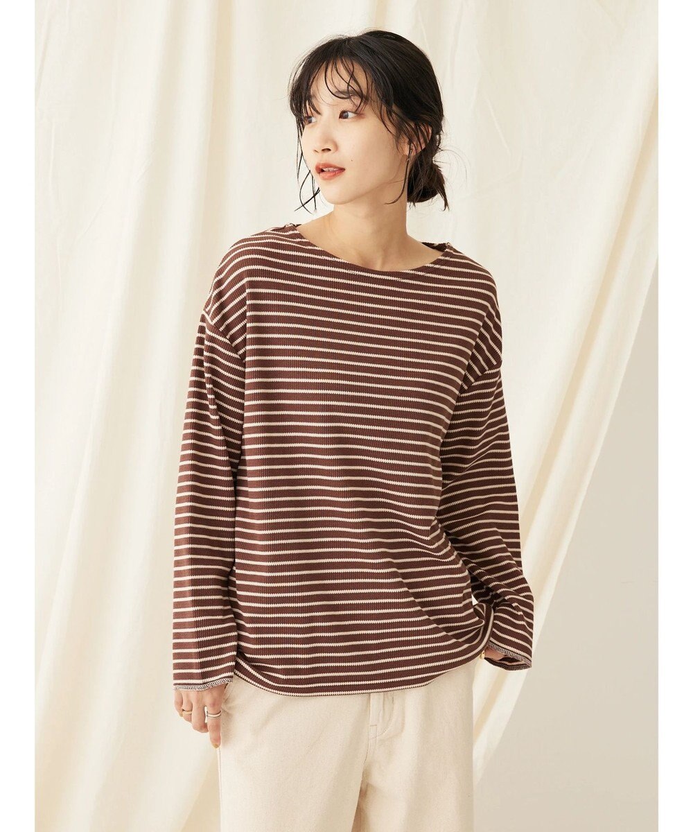 CRAFT STANDARD BOUTIQUE ボーダーワッフルプルオーバー 