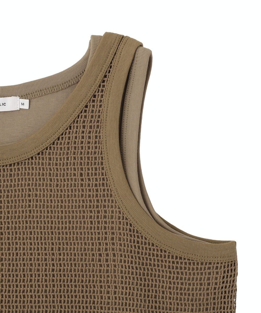 AMERICAN HOLIC 【２点セット】メッシュレイヤードタンクトップ 