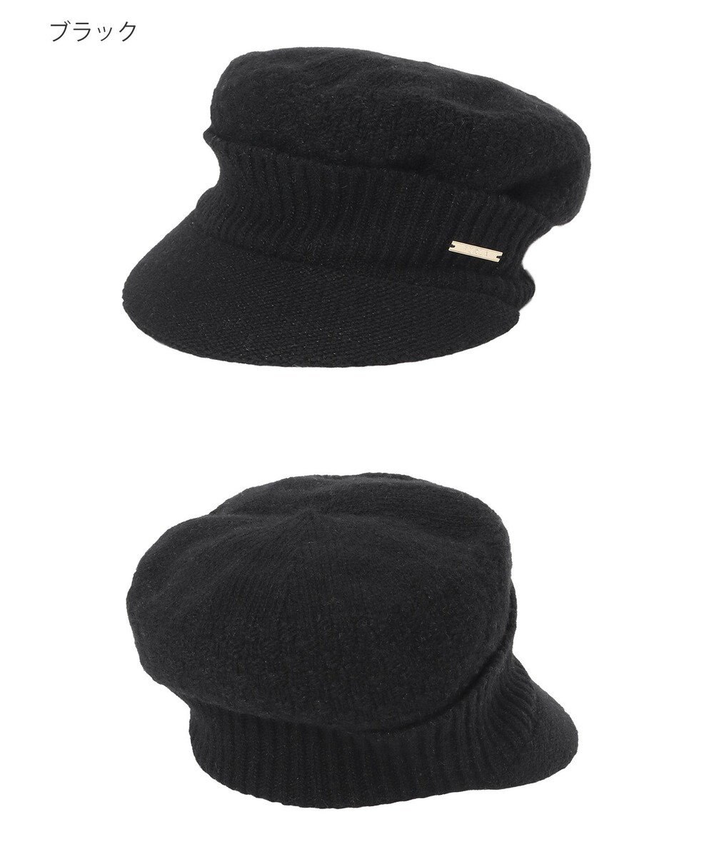 MOONBAT FURLA(フルラ) ラメ折り返しニットキャスケット【日本製】 