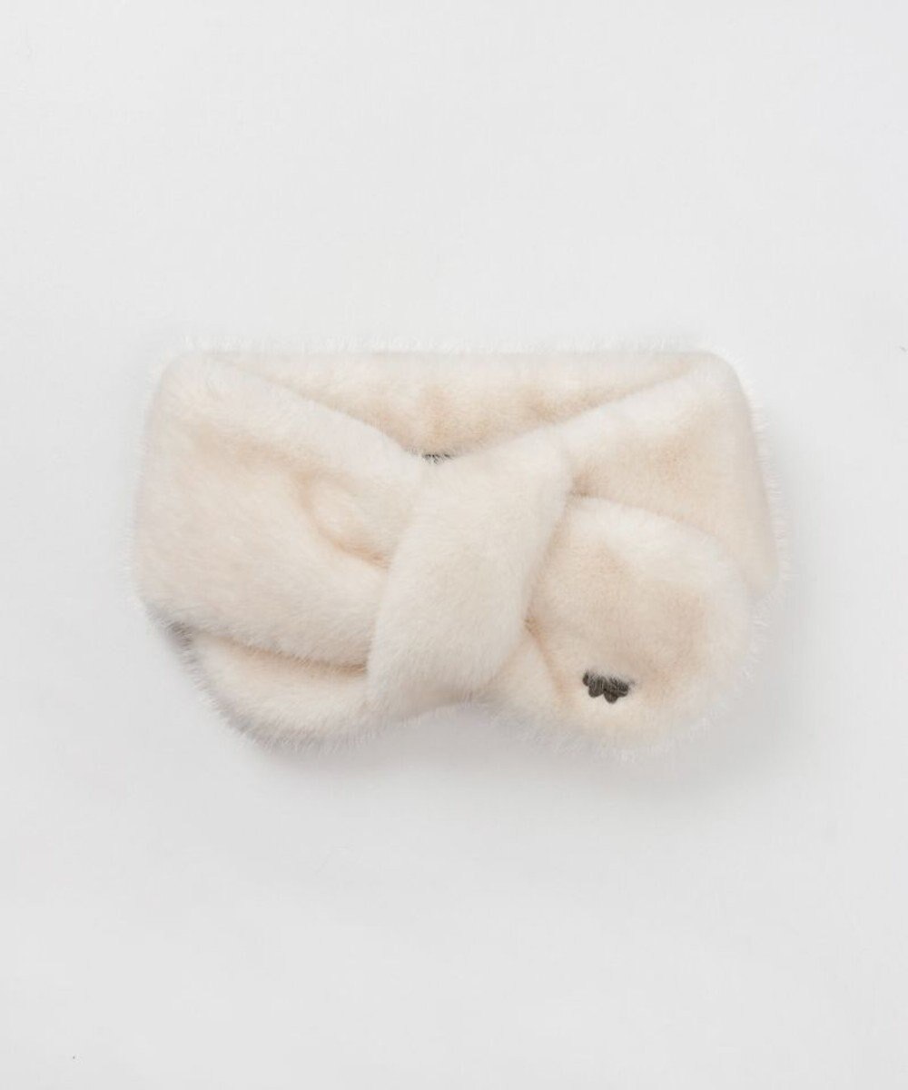 AURORA 【 ANNA SUI（アナ スイ）】エコファー差込みマフラ－ 