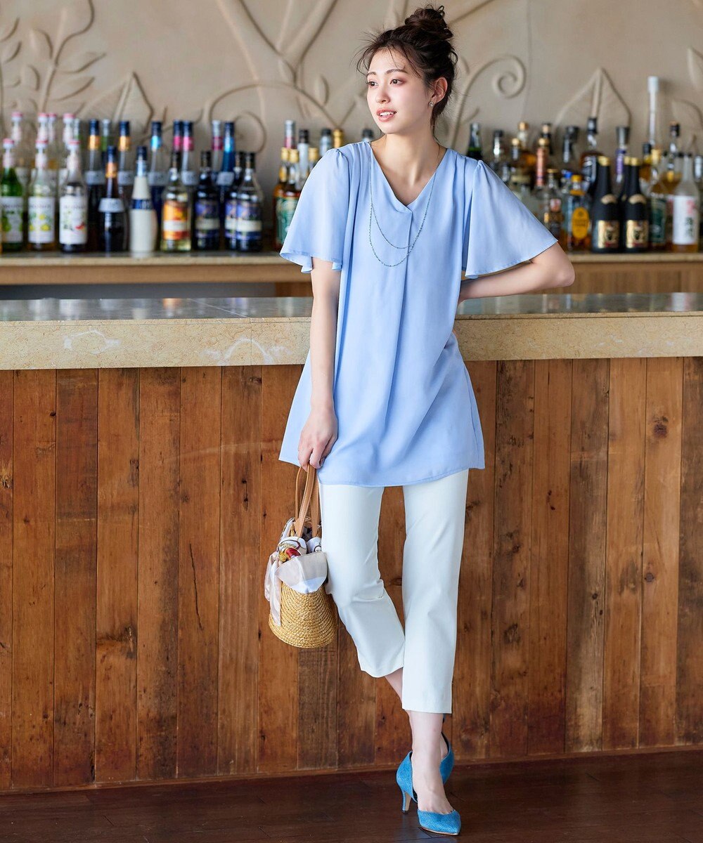 Tiaclasse 【安田美沙子さん  小倉優子さん着用・日本製】大人可愛い2連風チェーンネックレス 