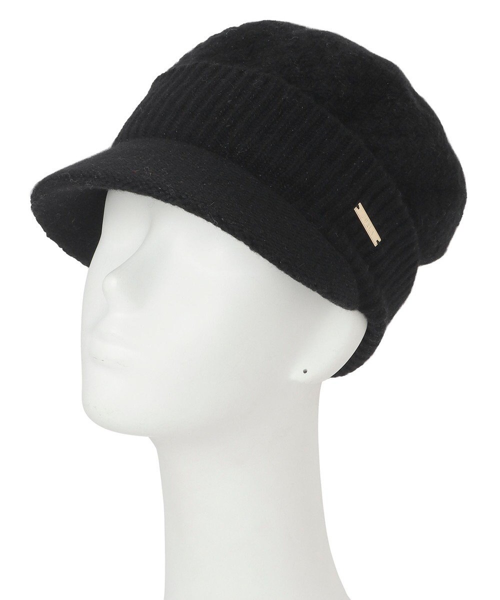 MOONBAT FURLA(フルラ) ラメ折り返しニットキャスケット【日本製】 