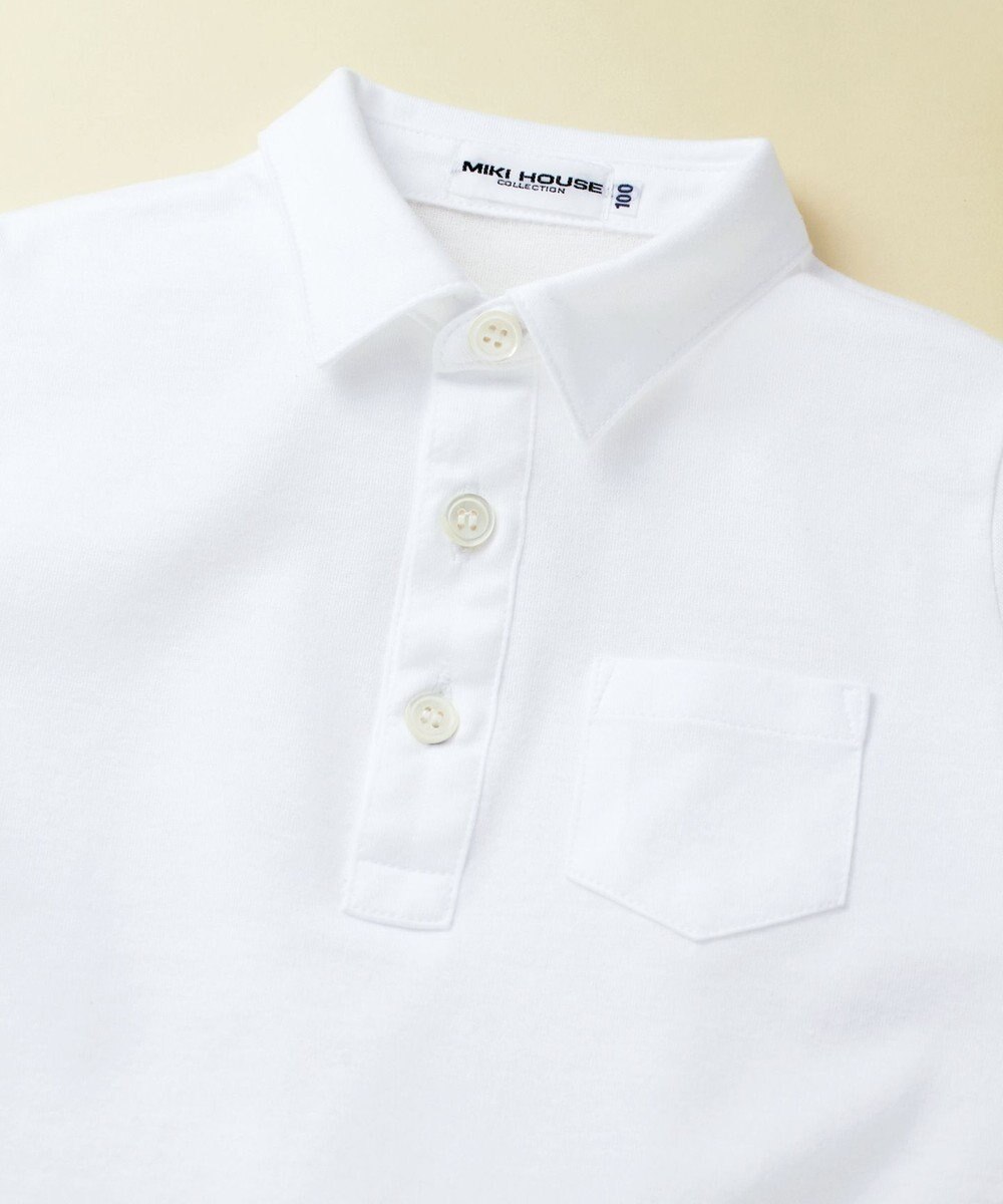 MIKI HOUSE HOT BISCUITS 【ミキハウス】【95-130cm】 天竺素材の長袖シャツ 