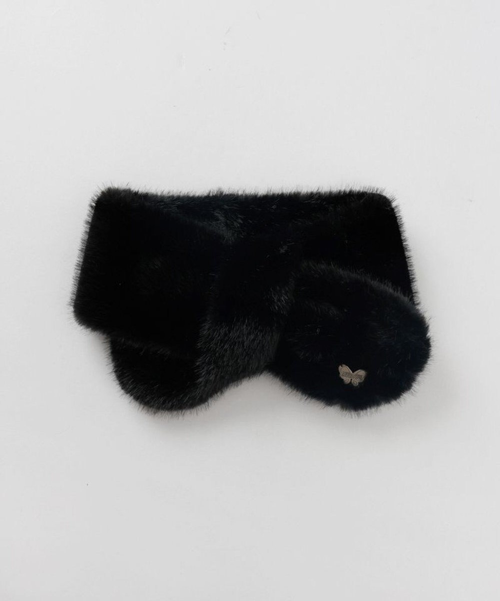 AURORA 【 ANNA SUI（アナ スイ）】エコファー差込みマフラ－ 