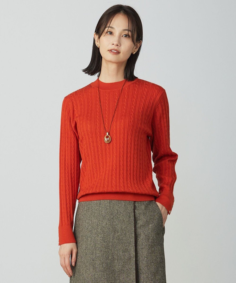 J.PRESS LADIES KNIT BASIC クルーネック ニット 