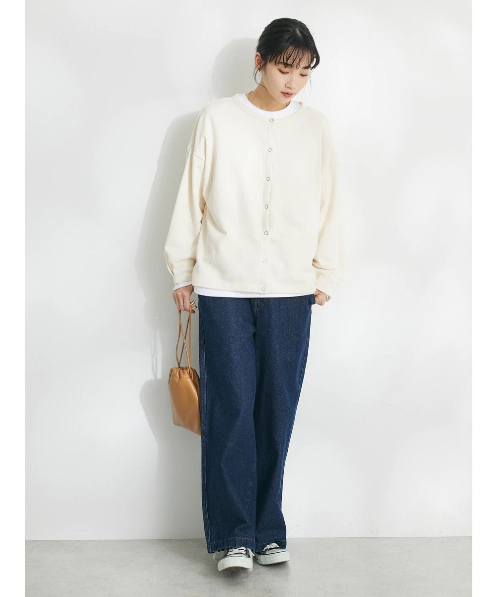 CRAFT STANDARD BOUTIQUE 裏毛リングドットカーディガン 