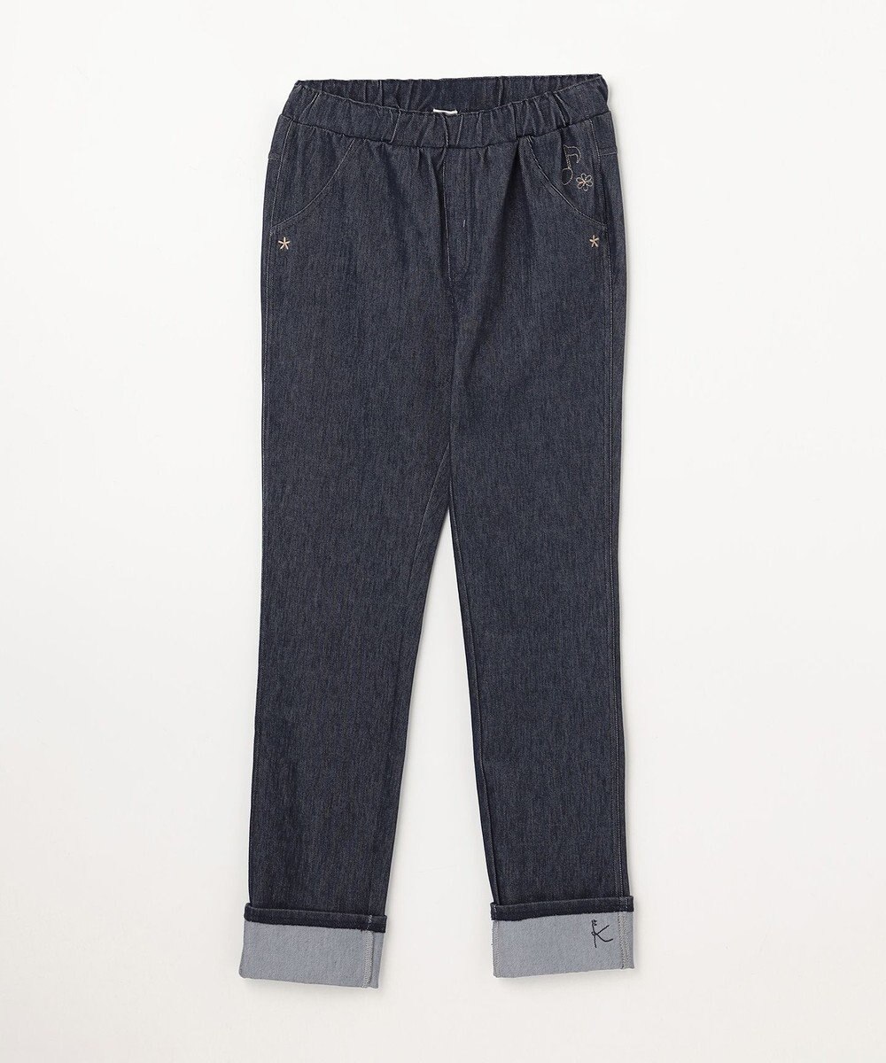 組曲 KIDS 【150-160㎝】シンフォニー デニムニットパンツ 