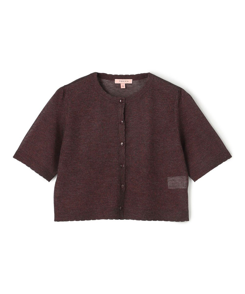 TOCCA 【星風まどかさん着用】SHEER JEWEL KNIT シアーニットカーディガン 