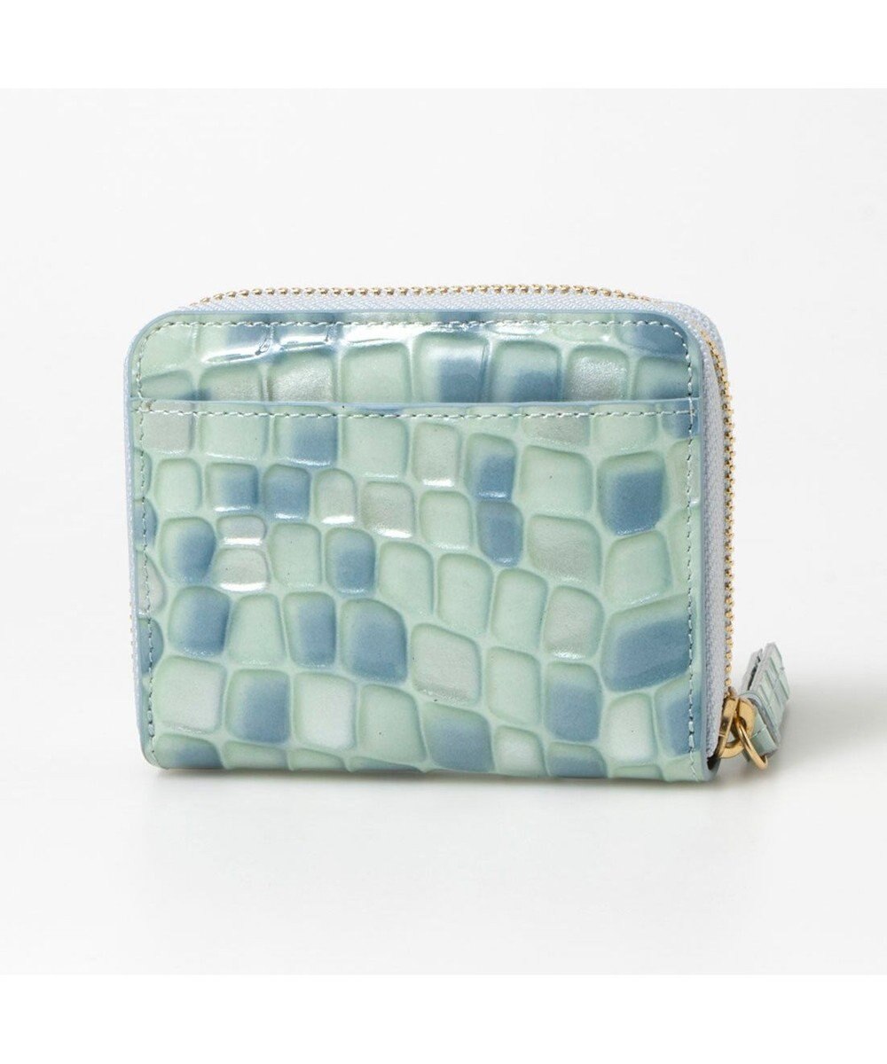 UNBILLION ペルケ perche / クロコエナメル・ジャバラカードウォレット 
