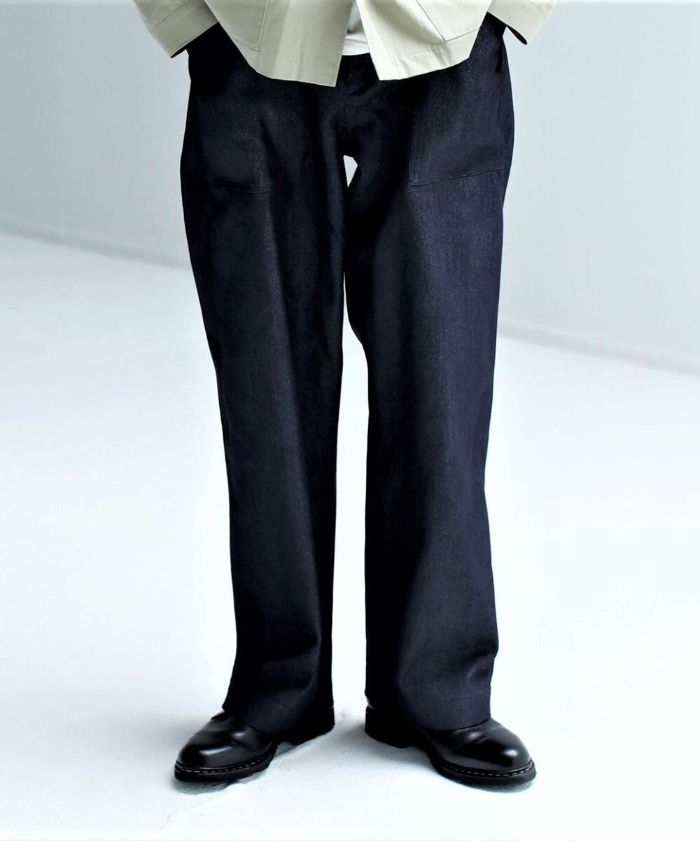 WHITE MAILS 【UNISEX】 SELVEDGE DENIM WIDE デニムパンツ 