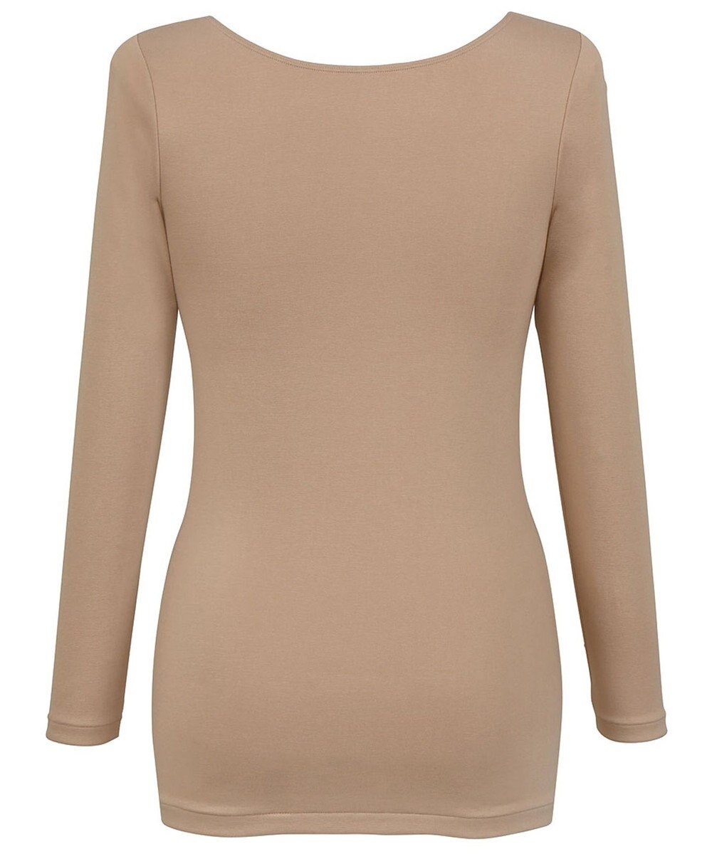 Wing あったかインナー　【綿の贅沢オーガニック】　オーガニックコットン混　やわらかな肌ざわり　８分袖　ウイング／ワコール　EL4830 