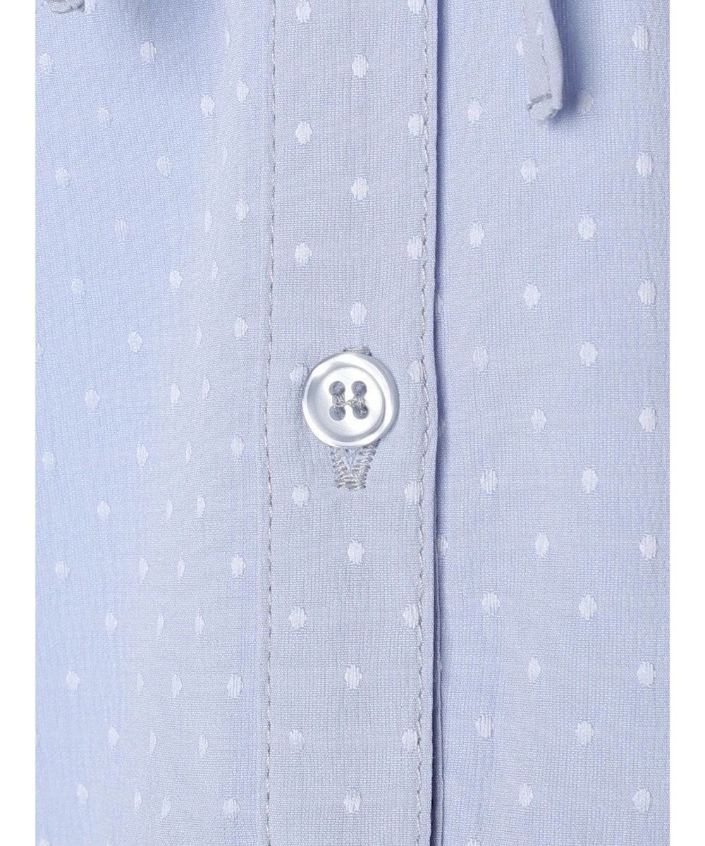 earth music&ecology リボン付き切り替えギャザーシャツチュニック 