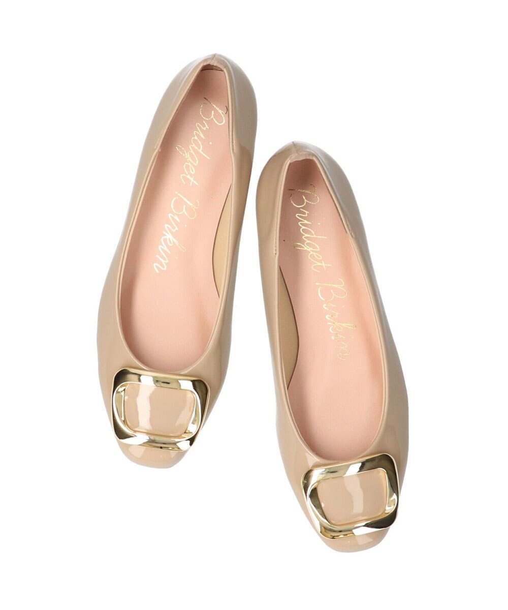 Bridget Birkin 【Bridget Birkin】バックルレインフラットパンプス 