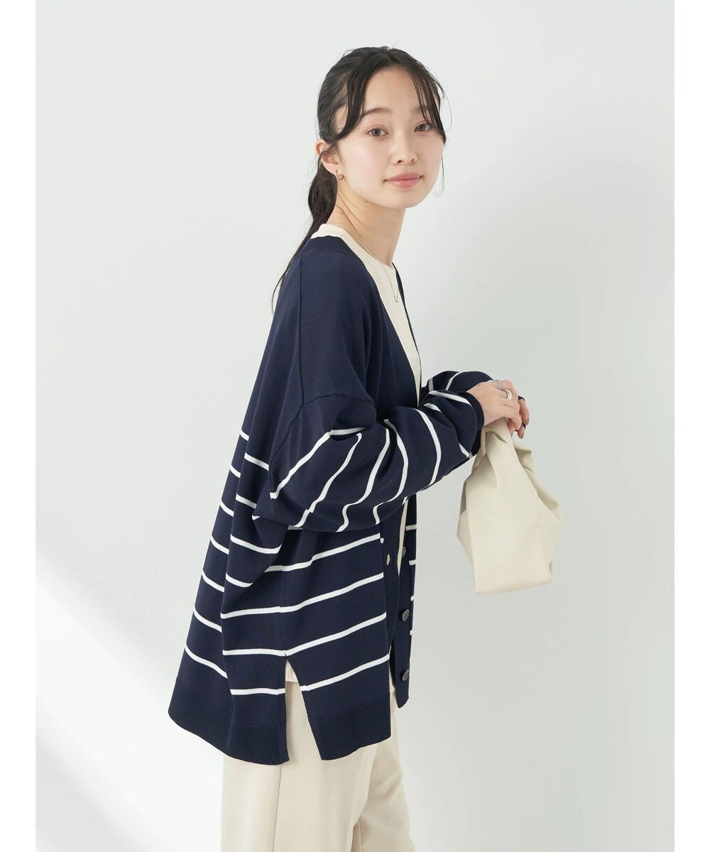 earth music&ecology Ｖネックビッグシルエットカーディガン 