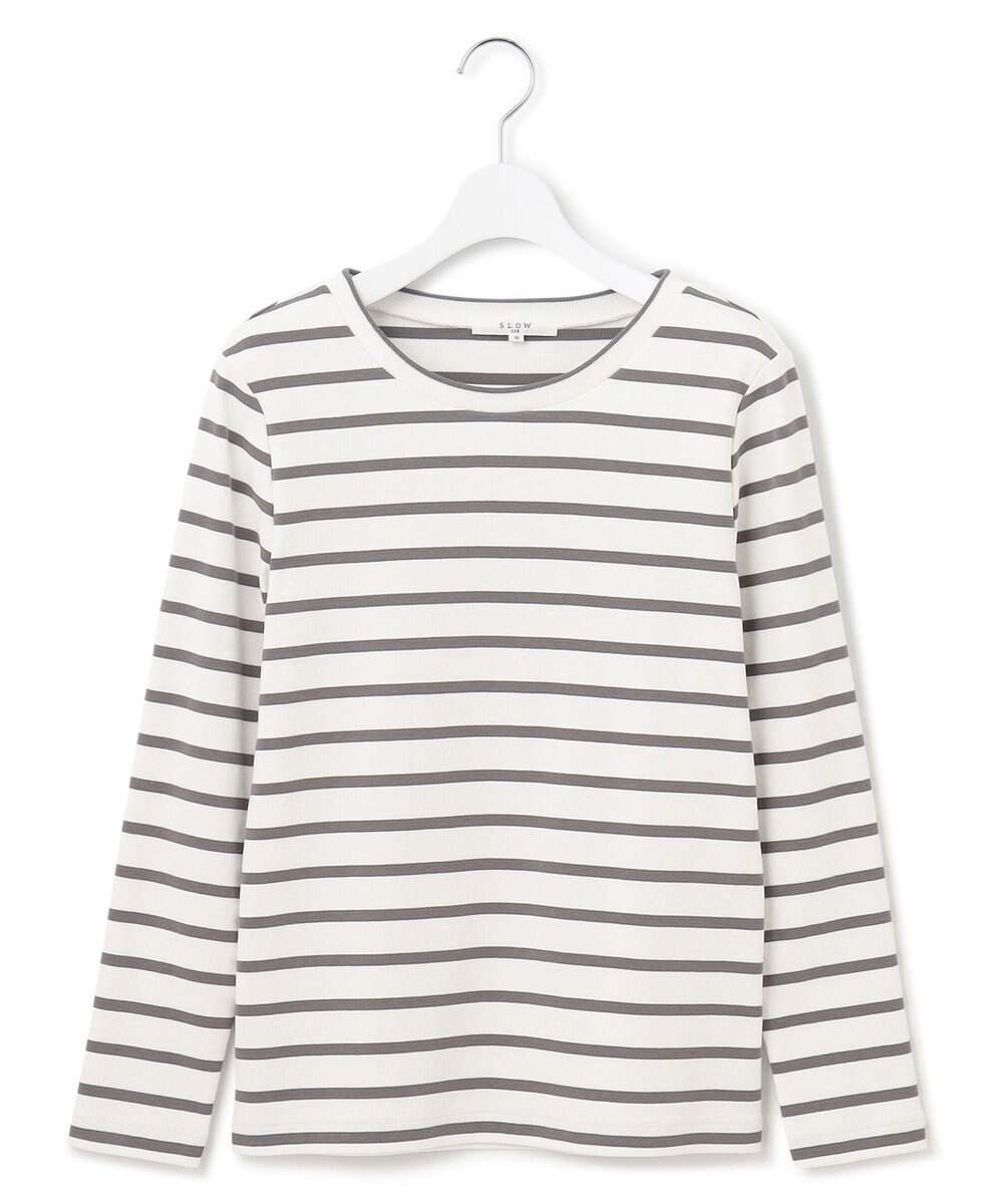 23区 L 【SLOW/一部店舗限定】ミドルフライスジャージー 長袖カットソー 