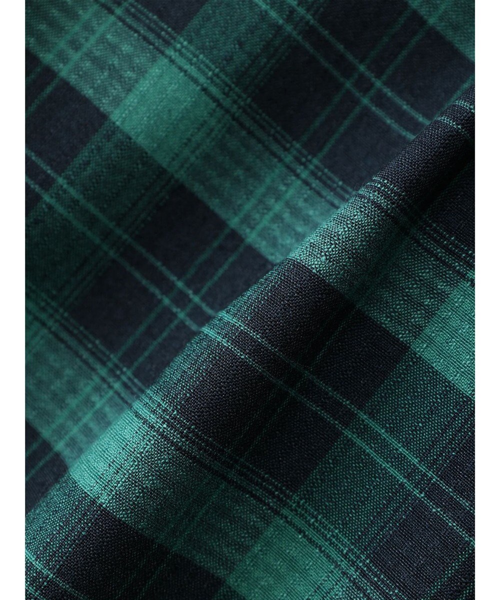 Green Parks ＥＧＯＩＳＴ　チェックロゴシャツチュニック 