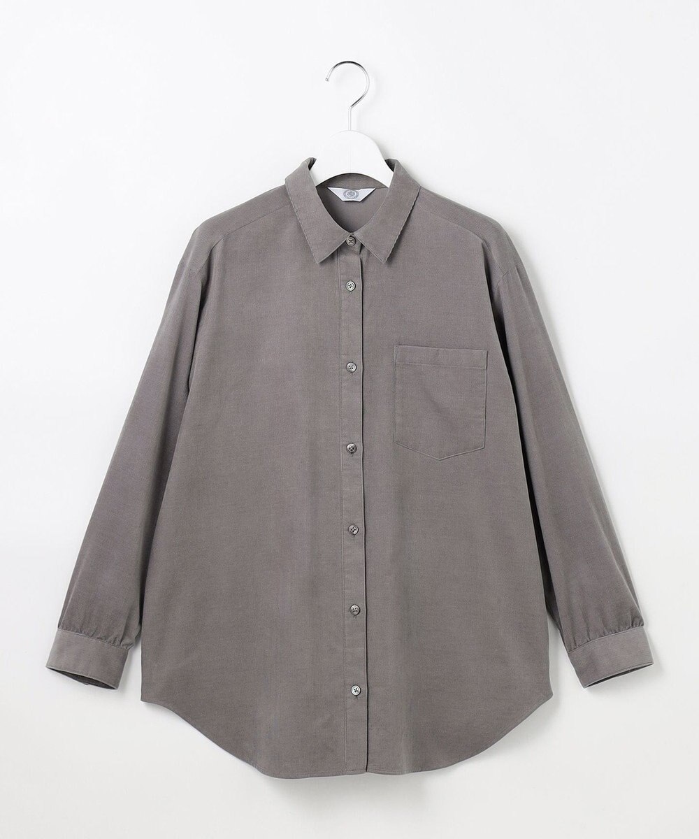 J.PRESS LADIES スプリングシャツコール コーデュロイ シャツ 