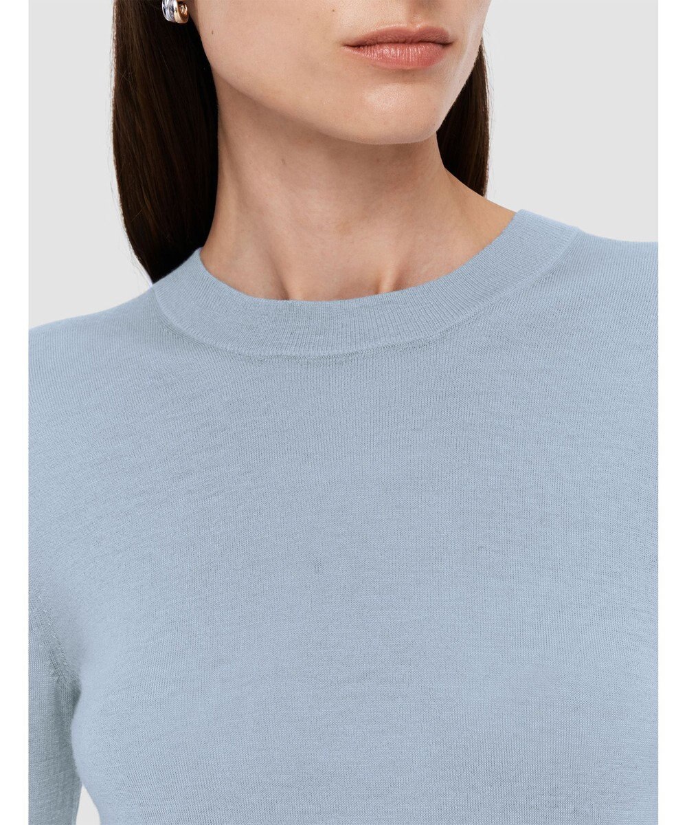 JOSEPH 【洗える】キャッシュエアー　ラウンドネックニット 