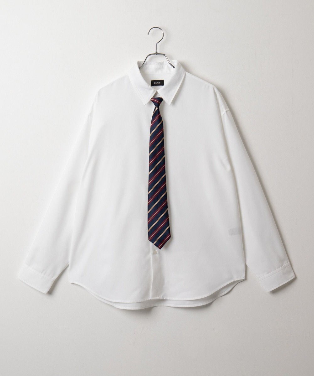 WEGO タイ付きシャツ(LS) 
