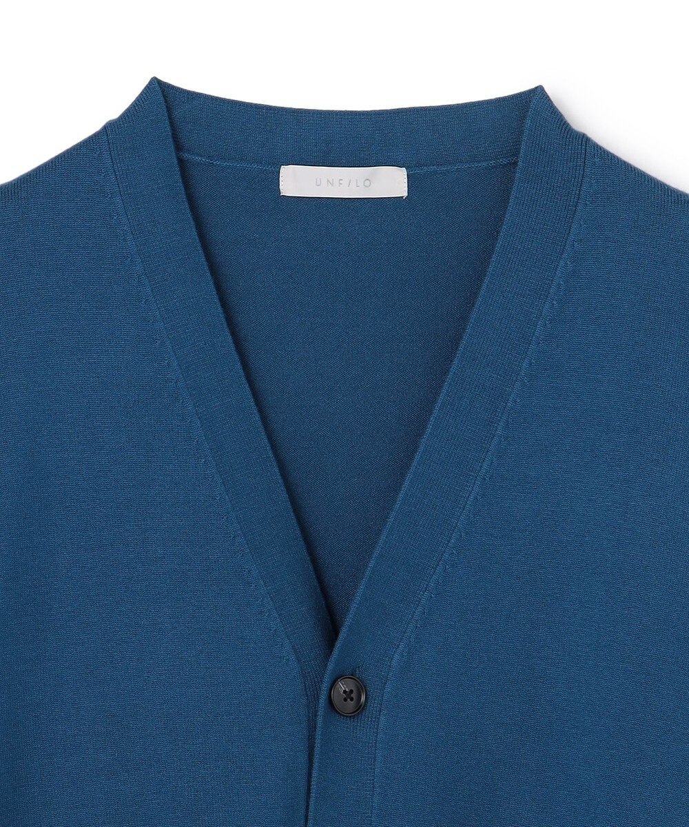 UNFILO MENS 【OCEANS YouTube 掲載/男女兼用】スムースシルキーニット カーディガン 