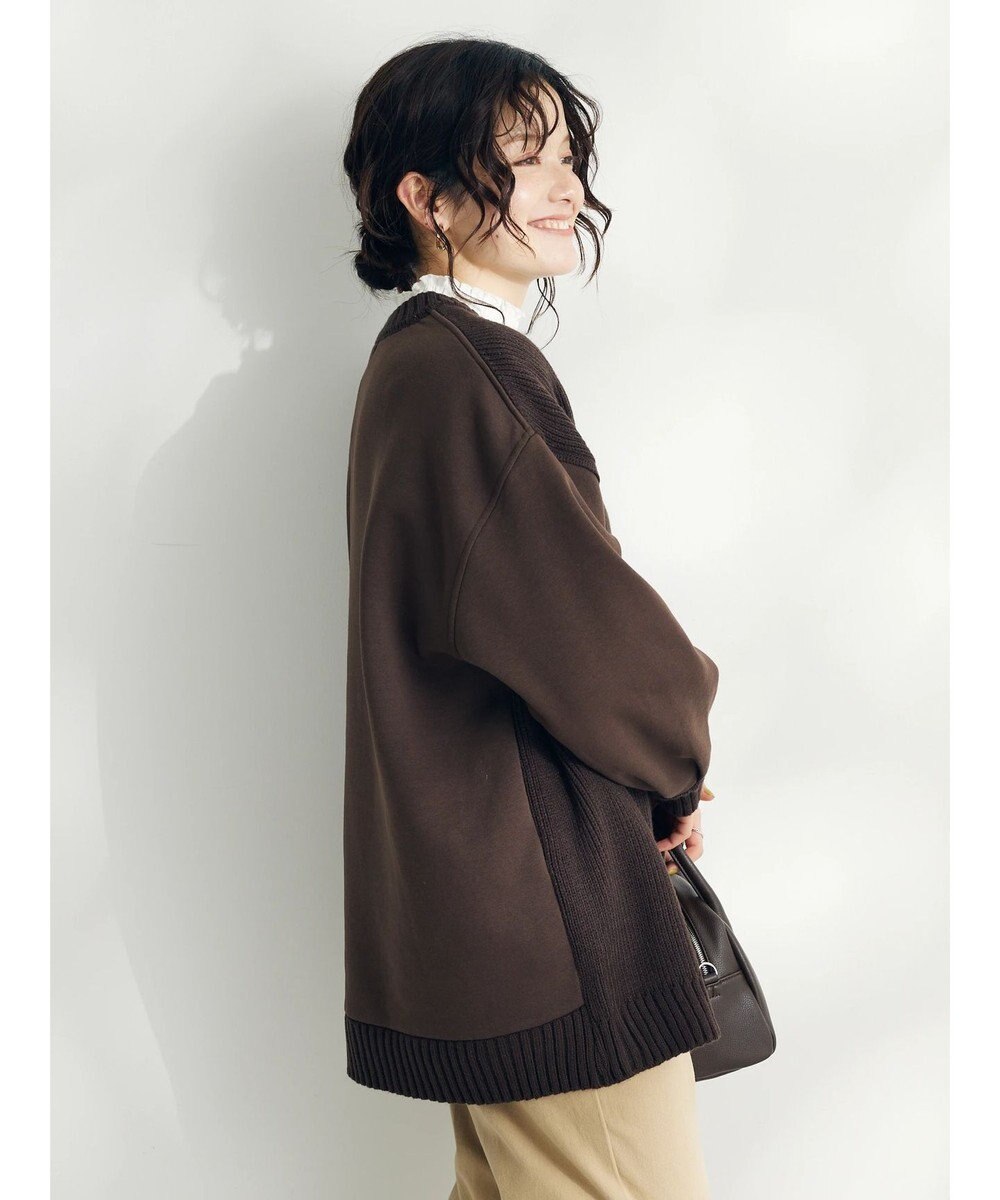 CRAFT STANDARD BOUTIQUE 片畔ニットドッキングチュニック 