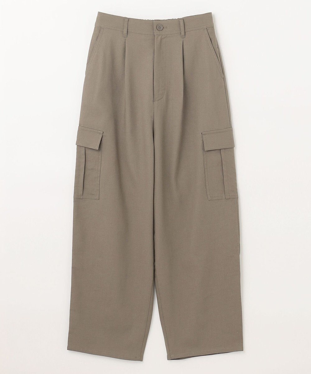 ANY 【ウエストゴム】清涼リネンカーゴパンツ 