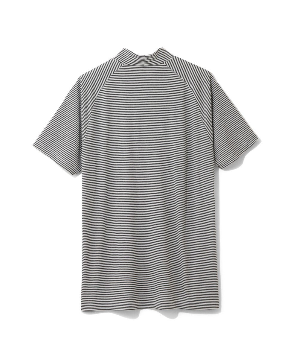 ZERO HALLIBURTON メランジ ボーダー モックネック シャツ ZHG-A4S5 82815 ゴルフウェア 