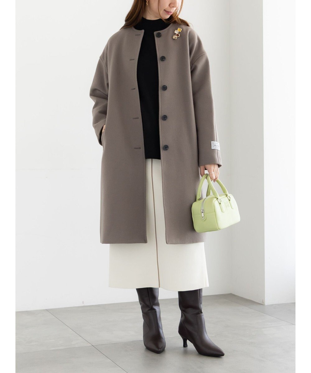 Te chichi バックスリットスタンドネックプルオーバー 