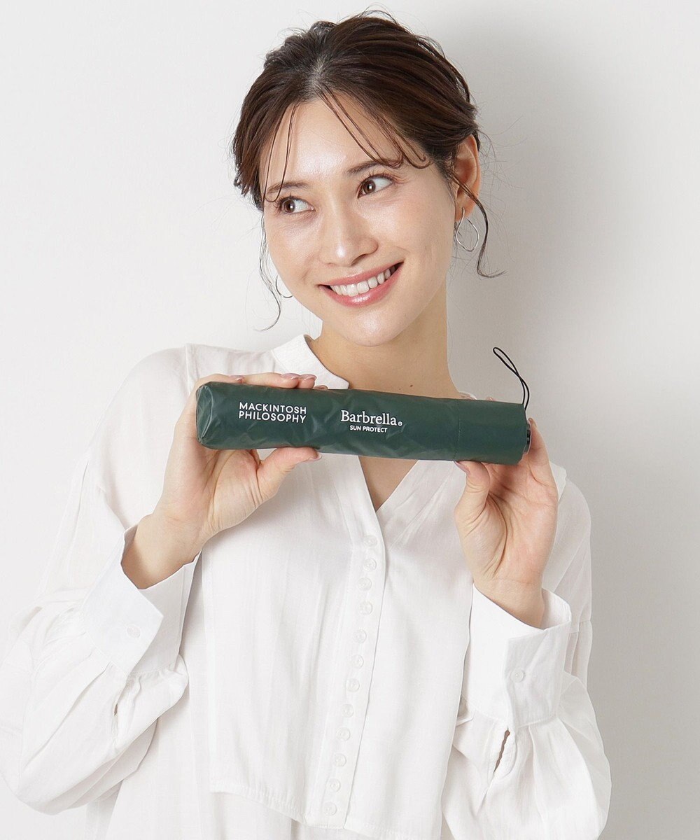 MOONBAT 【晴雨兼用/UVカット率99%】マッキントッシュ フィロソフィー (MACKINTOSH PHILOSOPHY)  折りたたみ日傘 バーブレラ サンプロテクトシリーズ（SUNPROTECT） 60cm 