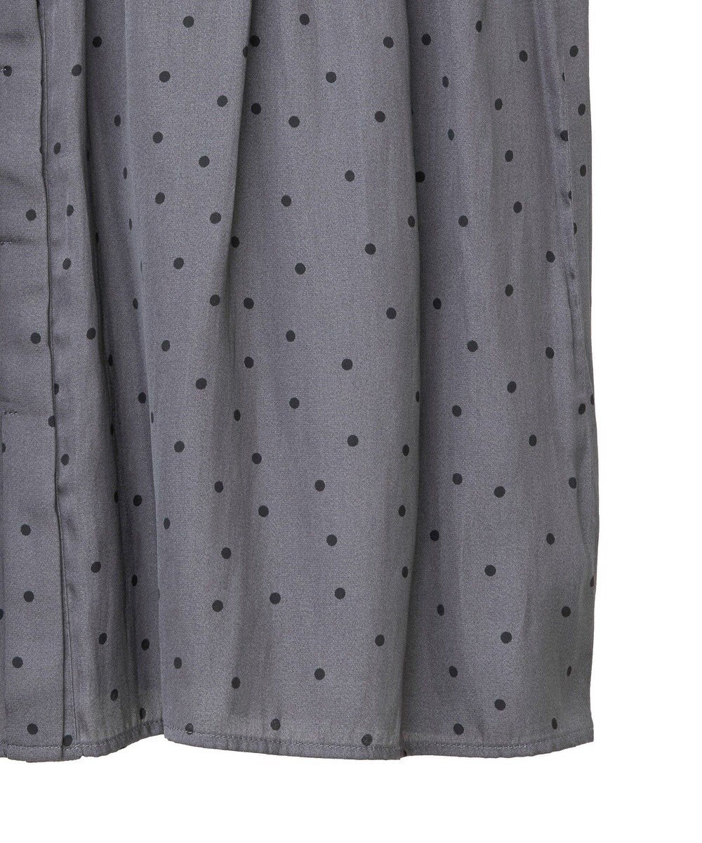 YECCA VECCA ドット柄ギャザーブラウス 